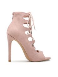 DeeZee Sandały WSS20465-01 Różowy. Czerwone sandały damskie DeeZee, bez wzorów, z materiału, bez obcasa, na szpilce. Za 199.99 zł.