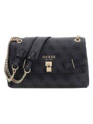 Guess Torebka w kolorze czarnym - 22 x 13 x 10 cm rozmiar: onesize. Czarne torebki klasyczne damskie Guess, z aplikacjami, z materiału, bez dodatków. Za 382.99 zł.