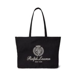 Torebka Polo Ralph Lauren. Czarne torebki klasyczne damskie Polo Ralph Lauren, bez wzorów, bez dodatków. Za 519.99 zł.