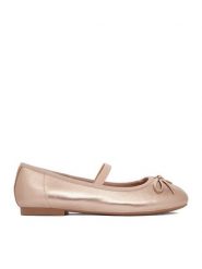 Guess Baleriny CEO-CS6666-13A Złoty. Żółte baleriny dziewczęce Guess, z aplikacjami, ze skóry. Za 189.99 zł.