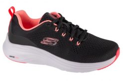 Buty do chodzenia damskie Skechers 150024WBC. Czarne buty sportowe na co dzień damskie Skechers, bez wzorów, z materiału, trekkingowe. Za 259.99 zł.