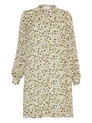 MOSS COPENHAGEN Sukienka "Adalia Rikkelie" ze wzorem rozmiar: M. Zielone sukienki damskie MOSS COPENHAGEN, m, bez wzorów, bez kołnierzyka, bez ramiączek, midi. Za 135.81 zł.