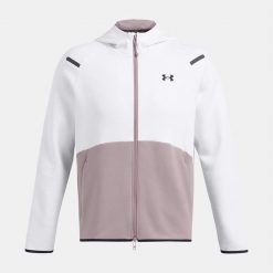 Bluza męska Under Armour Unstoppable Fleece Full Zip HD. Białe bluzy bez kaptura męskie Under Armour, l. W wyprzedaży za 412.20 zł.