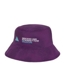 KAPELUSZ TYPU BUCKET MERCEDES-AMG PETRONAS FORMULA 1 TEAM VANDA BLOOM. Fioletowe kapelusze damskie Adidas, bez wzorów, z materiału. Za 149.00 zł.