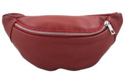 Torebka damska saszetka / nerka - CASUAL - Czerwona. Czerwone torebki klasyczne damskie Barberinis, bez wzorów, ze skóry, bez dodatków. Za 138.99 zł.