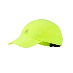 Czapka z daszkiem BUFF SPEED CAP SOLID. Żółte czapki męskie Buff, bez wzorów, z materiału. Za 139.90 zł.