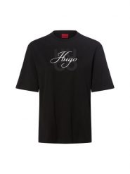 HUGO Koszulka - Dashire_5 Kobiety Bawełna (100%) czarny, XL. Czarne t-shirty damskie Hugo, xl, bez wzorów, z bawełny, bez kołnierzyka. Za 229.95 zł.