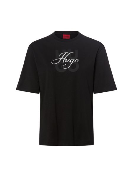HUGO Koszulka - Dashire_5 Kobiety Bawełna (100%) czarny, XL. Czarne t-shirty damskie Hugo, xl, bez wzorów, z bawełny, bez kołnierzyka. Za 229.95 zł.