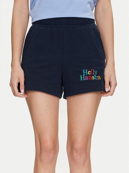 Helly Hansen Szorty sportowe W Core Sweat Shorts 54081 Granatowy Regular Fit. Niebieskie spodenki sportowe damskie Helly Hansen, m, z bawełny. Za 229.99 zł.