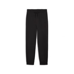 Damskie wygodne spodnie dresowe z wysokim stanem HER PUMA Black. Czarne spodnie sportowe damskie Puma, l, z dresówki, na fitness i siłownię. Za 184.99 zł.