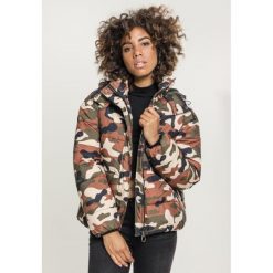 Parka damska w dużych rozmiarach Urban Classic boyfriend. Brązowe parki damskie Urban Classics, na zimę, bez wzorów. Za 380.00 zł.