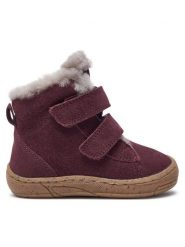 Froddo Kozaki Minni Suede G2110141-1 M Czerwony. Czerwone kozaki dziewczęce Froddo, bez wzorów, ze skóry, bez obcasa. Za 379.99 zł.