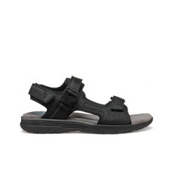 Sandały Geox Spherica EC5 B. Czarne sandały męskie Geox, z gumy, bez zapięcia. Za 330.99 zł.