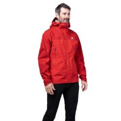Kurtka trekkingowa męska Saltoro GTX. Czerwone kurtki męskie MOUNTAIN EQUIPMENT, l, bez wzorów, z gore-texu, sportowe, bez kaptura. Za 1,649.99 zł.