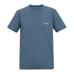 Męska Koszulka Fingal Stretch T-shirt. Niebieskie t-shirty męskie Regatta, m, bez wzorów, bez kołnierzyka. Za 94.99 zł.