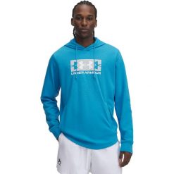 Bluza z kapturem Under Armour Rival Terry Logo. Białe bluzy z kapturem męskie Under Armour, m, z bawełny. Za 255.55 zł.
