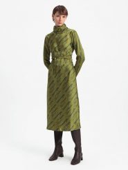 BGN Sukienka w kolorze khaki rozmiar: 36. Brązowe sukienki damskie BGN, na co dzień, bez wzorów, bez kołnierzyka, bez ramiączek, midi, proste. Za 144.58 zł.
