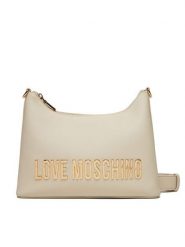 LOVE MOSCHINO Torebka JC4025PP1MKD0110 Écru. Torebki klasyczne damskie Love Moschino, bez wzorów, ze skóry, bez dodatków. Za 519.99 zł.