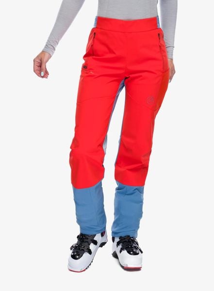Spodnie skiturowe damskie La Sportiva Ikarus Pant. Brązowe spodnie materiałowe damskie La Sportiva, bez wzorów. Za 742.49 zł.