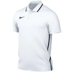 Koszulka męska Nike Dri-FIT Park 26 Polo. Białe koszulki polo męskie Nike, m, bez wzorów, z materiału, bez ramiączek. Za 89.99 zł.