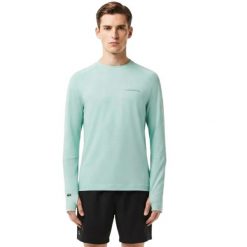 Koszulka sportowa z długim rękawem męska Lacoste TH6703. Zielone t-shirty sportowe męskie Lacoste, m, z bawełny, bez ramiączek. Za 247.00 zł.