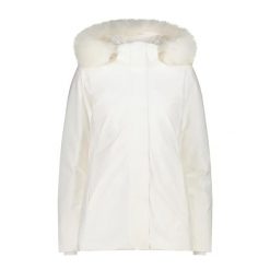 Damska kurtka z kapturem CMP. Białe kurtki damskie CMP, s, bez wzorów, z softshellu, z kapturem. Za 559.99 zł.