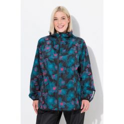 Damskie Kurtka przeciwdeszczowa lekka wodoszczelna kaptur kieszenie na zamek. Czarne kurtki damskie Ulla Popken, plus size, bez kaptura. W wyprzedaży za 331.99 zł.
