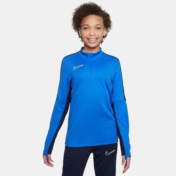 Bluza piłkarska męska Nike Df Academy 23 Dril Top. Niebieskie bluzy bez kaptura męskie Nike, m, z materiału. Za 181.90 zł.