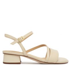 Sandały Clarks. Sandały damskie Clarks, bez wzorów, bez obcasa, na słupku. Za 389.99 zł.