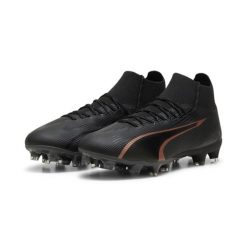 Buty piłkarskie męskie Puma Ultra Pro. Brązowe obuwie do biegania damskie Puma. Za 709.99 zł.