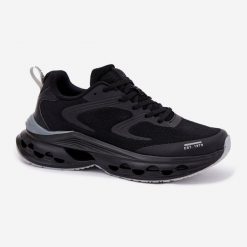 Buty Sportowe Męskie Na Platformie Big Star RR174022 Hi-Poly System Czarne. Czarne buty sportowe na co dzień męskie ze skóry, bez zapięcia. Za 356.31 zł.