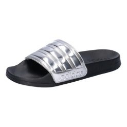 Klapki męskie basenowe Adidas ADILETTE. Czarne klapki i japonki męskie Adidas, z materiału. Za 108.99 zł.
