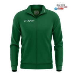 Bluza sportowa Givova Polarfleece Mono 500 zielona. Zielone bluzy sportowe damskie Givova, s, bez wzorów, z materiału, bez ramiączek, długie, bez kaptura. Za 90.36 zł.
