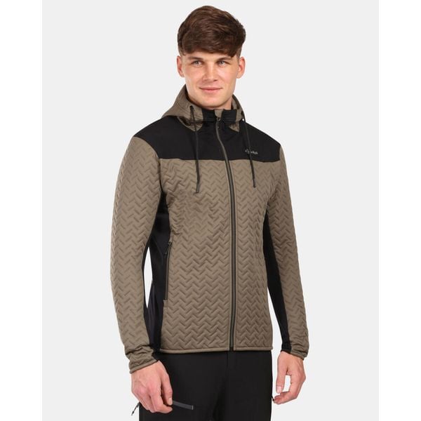 Męska ocieplana bluza z kapturem z polaru Kilpi NEVIA-M. Zielone bluzy z kapturem męskie Kilpi, m, z polaru. Za 427.22 zł.