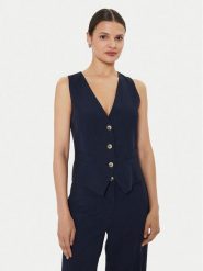 ViCOLO Kamizelka TB1569 Granatowy Regular Fit. Niebieskie kamizelki damskie ViCOLO, s, z wiskozy. Za 319.99 zł.