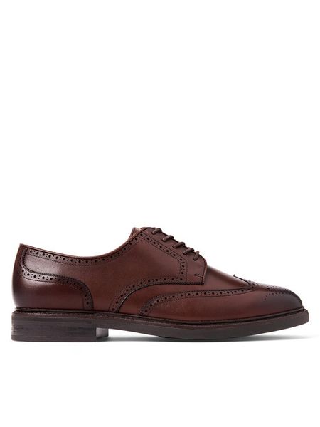 Polo Ralph Lauren Półbuty 803955640003 Brązowy. Brązowe buty wizytowe męskie Polo Ralph Lauren, ze skóry, bez zapięcia. Za 1,049.00 zł.