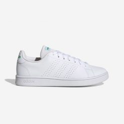 Buty do chodzenia męskie ADIDAS Advantage Base. Białe szorty męskie Adidas, na jesień, bez wzorów, z kauczuku, eleganckie. Za 299.99 zł.