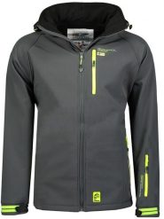 Geographical Norway Kurtka softshellowa "Ritchone" w kolorze antracytowym rozmiar: XXL. Czarne kurtki outdoor męskie Geographical Norway, xxl, bez wzorów, z materiału, bez kaptura. Za 215.71 zł.