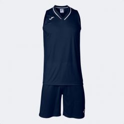 Zestaw do koszykówki męski Atlanta. Białe szorty męskie Joma, bez wzorów, z dżerseju, sportowe. Za 162.50 zł.