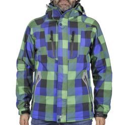 Kurtka softshell Peak Mountain Cina. Zielone kurtki męskie Peak Mountain, l, bez wzorów, z softshellu, bez kaptura. W wyprzedaży za 250.00 zł.