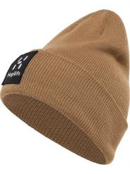 Haglöfs Czapka beanie "Aze" w kolorze karmelowym rozmiar: onesize. Brązowe czapki zimowe damskie Haglöfs, ze splotem. Za 96.60 zł.