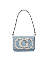 Guess Torebka Ruby HWDG97 40190 Niebieski. Niebieskie torebki klasyczne damskie Guess, z aplikacjami, z materiału, bez dodatków. Za 544.99 zł.