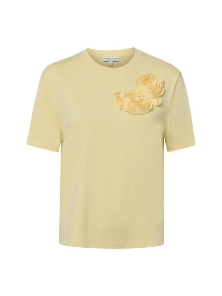 Marie Lund Koszulka Kobiety Bawełna (100%) żółty, S. Żółte t-shirty damskie Marie Lund, s, z aplikacjami, z bawełny, bez kołnierzyka. Za 89.95 zł.