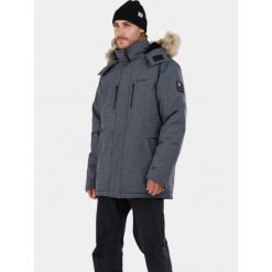 Płaszcz Zimowy Męski Fundango Spirit. Szare kurtki męskie Fundango, na zimę, m, bez wzorów, z puchu, klasyczne. W wyprzedaży za 399.00 zł.