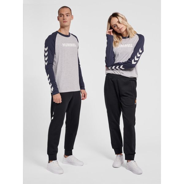 Koszulka z długim rękawem Hummel Legacy Blocked. Szare bluzki damskie HUMMEL, s, bez wzorów, bez kołnierzyka. Za 146.00 zł.