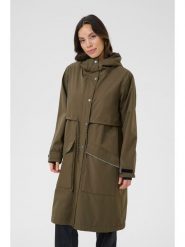 Kaffe Płaszcz przeciwdeszczowy w kolorze khaki rozmiar: 40. Brązowe kurtki przeciwdeszczowe damskie Kaffe, bez kaptura. Za 295.99 zł.