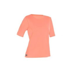 Koszulka UV krótki rękaw WATER T SHIRT damska. Czerwone bluzki damskie OLAIAN, xs, bez wzorów, z materiału, bez kołnierzyka. Za 19.99 zł.