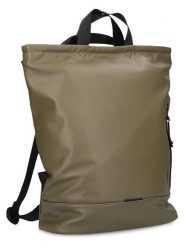 Zwei Plecak "CAR140" w kolorze khaki - 35 x 38 x 14 cm rozmiar: onesize. Brązowe plecaki damskie Zwei, bez wzorów, z materiału. Za 187.07 zł.