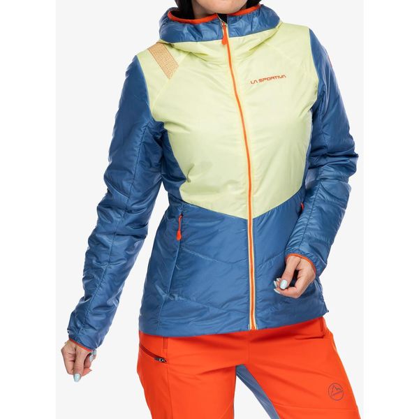 Kurtka ocieplana damska La Sportiva Mythic Primaloft Jkt. Niebieskie kurtki damskie La Sportiva, na zimę, xs, bez wzorów, bez kaptura. Za 986.99 zł.