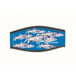 Best Divers nakładka neoprenowa na pasek maski. Niebieskie paski męskie BESTDIVERS, bez wzorów, z neoprenu. Za 64.00 zł.